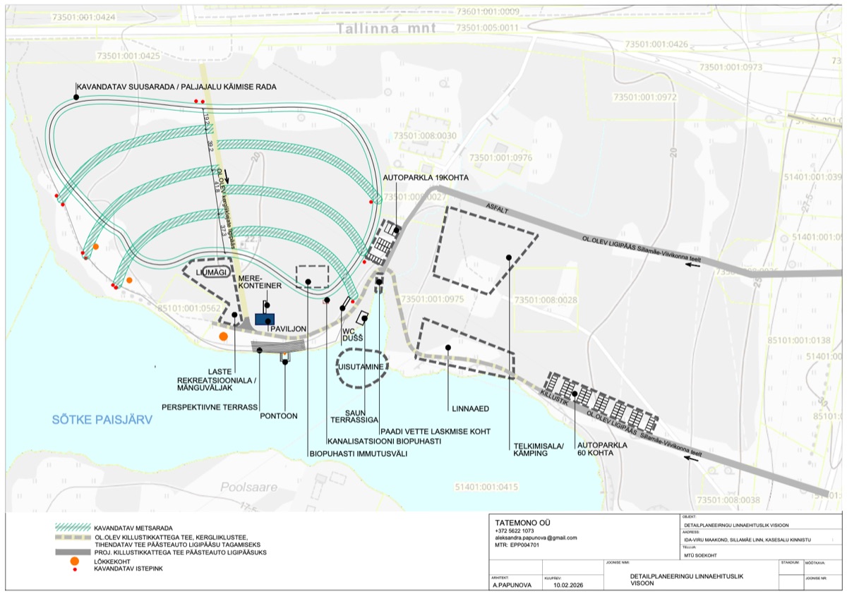 SOE koha detailne plaan Sõtke jõe ääres